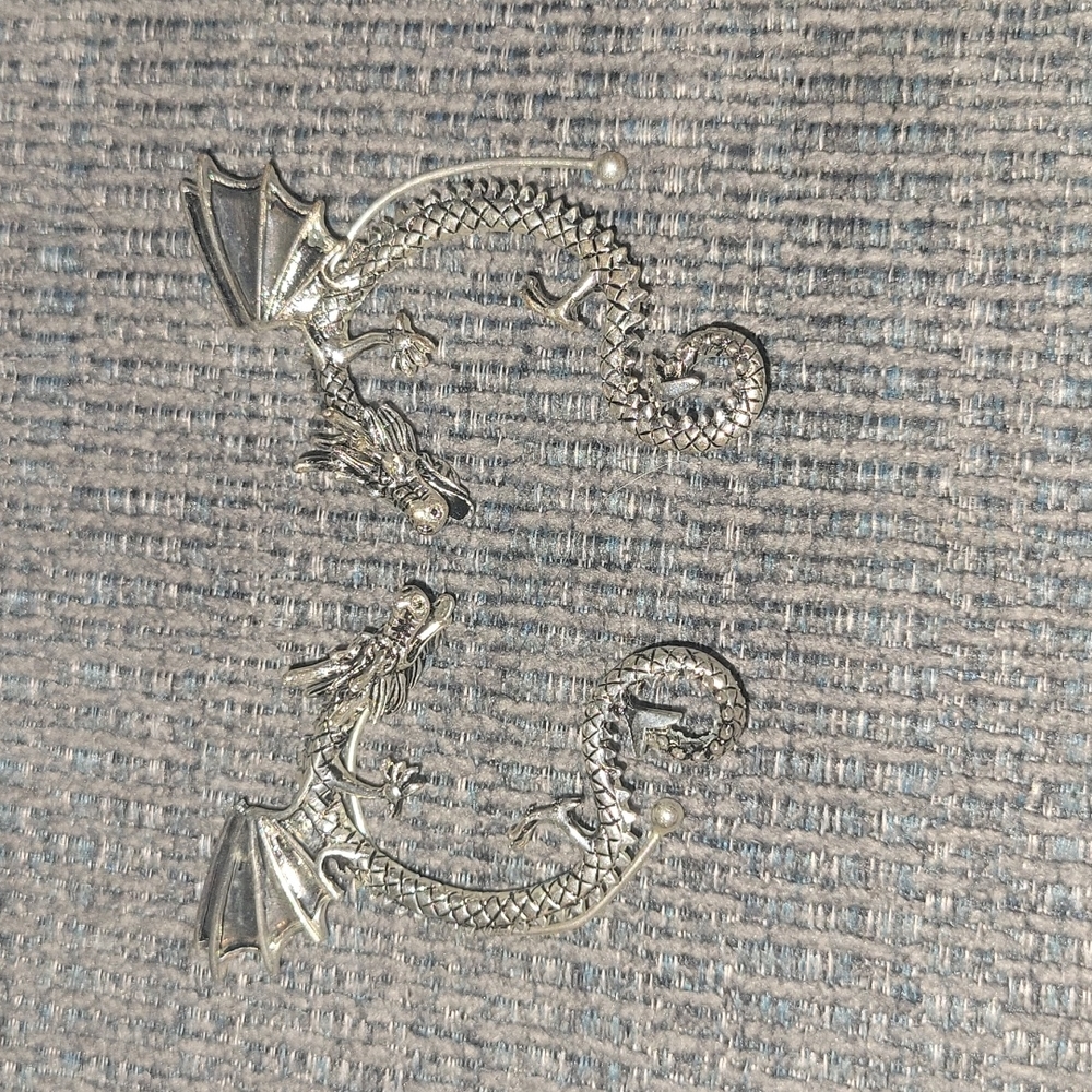 Renaissance Fair Dragon Earrings